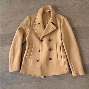 Tomas Maier Men's Tan Peacoat